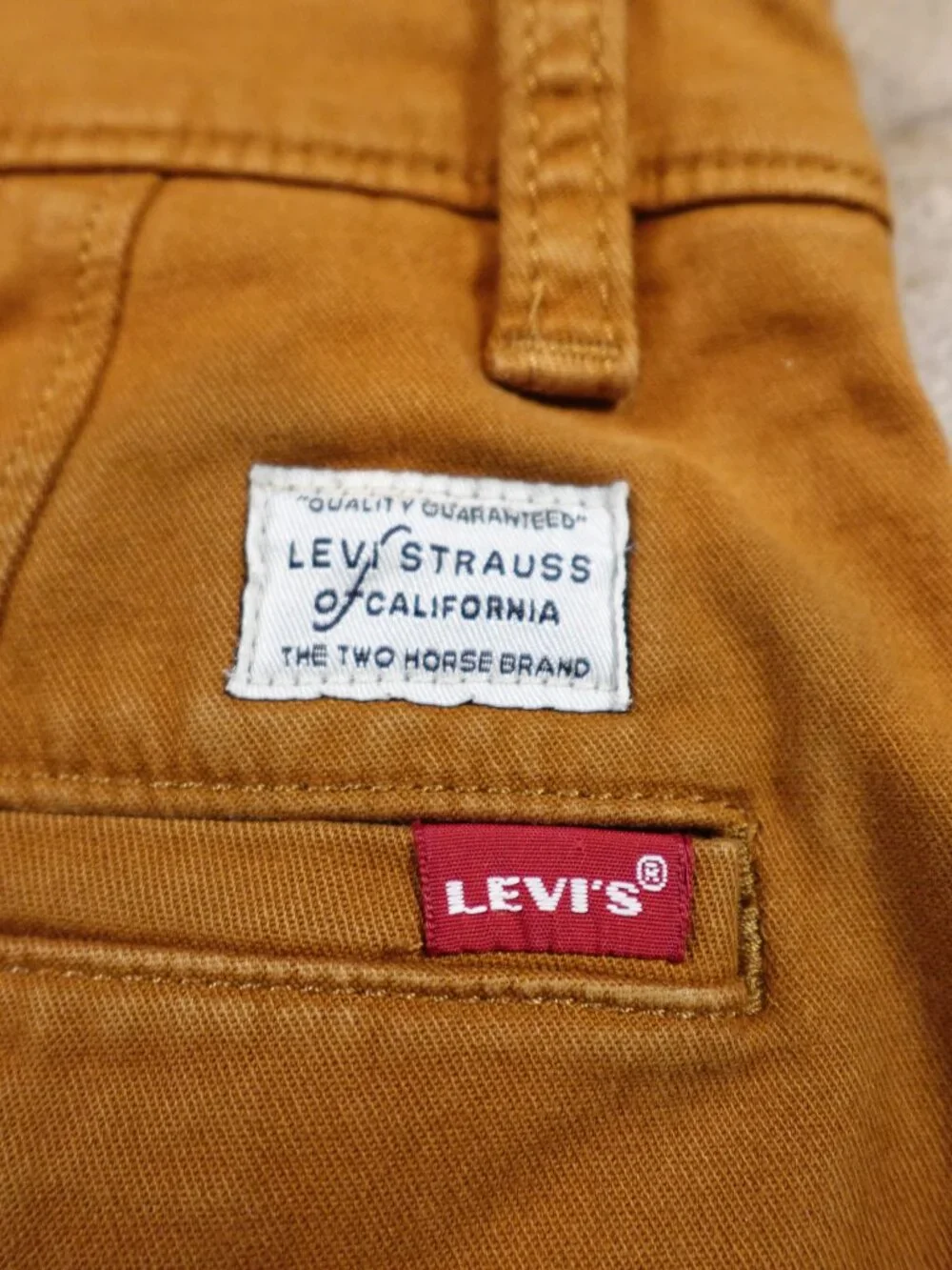 Levi’s XX Chino Standard Taper Pants Men’s 31x30 Brown Stretch Casual